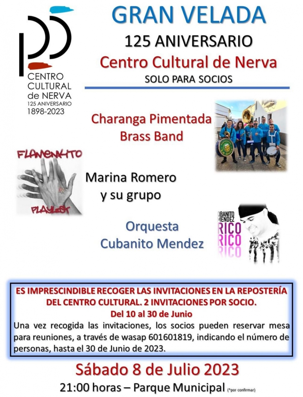 Gala 125 Aniversario Centro Cultural Nerva